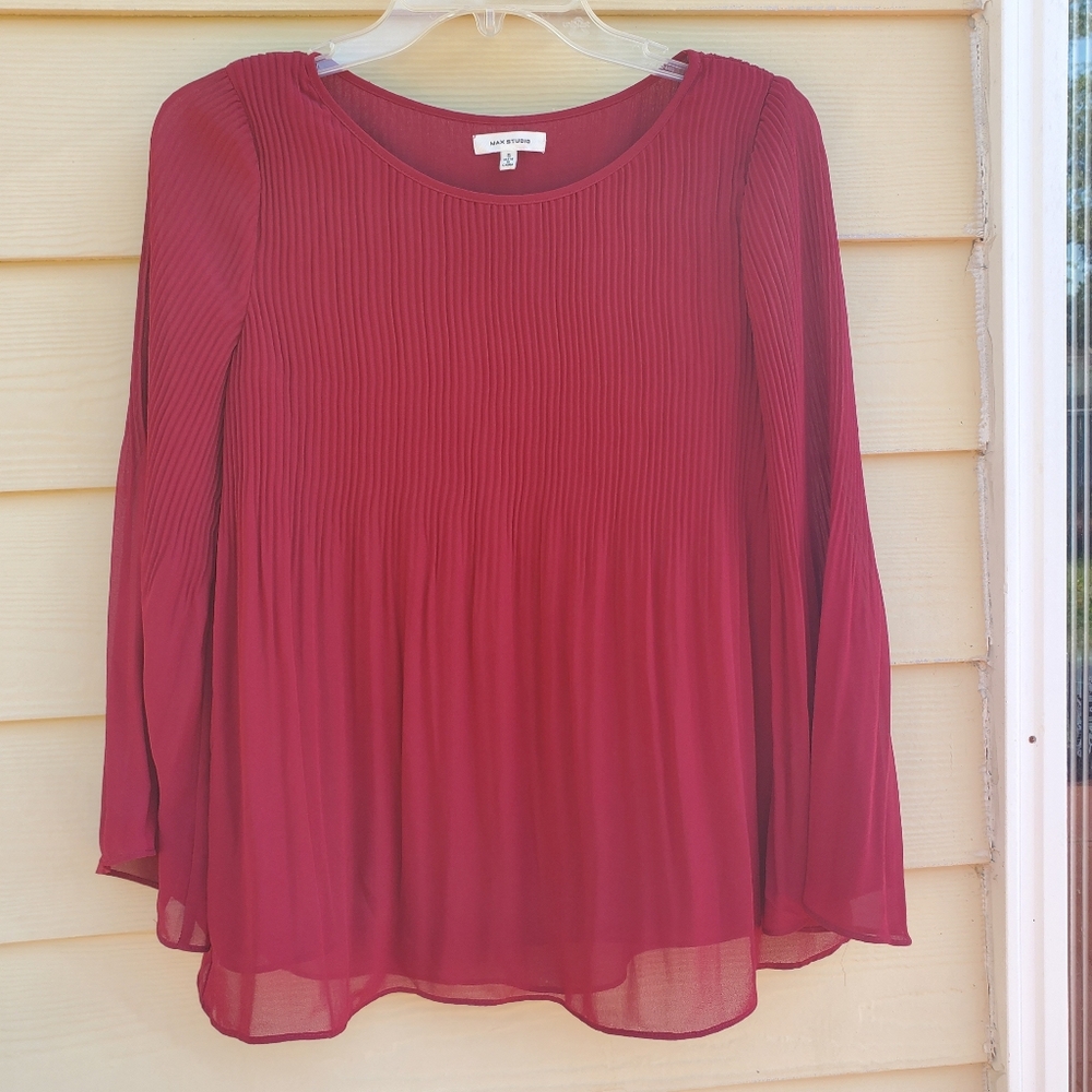Maxstudio, women  t-shirt  long sleeve, sz S